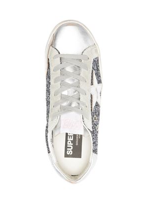 Sneaker Superstar in glitter argento GOLDEN GOOSE | GWF00101F00428760388
